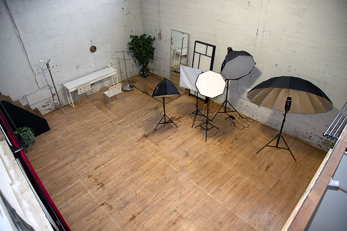 Photography studio floor